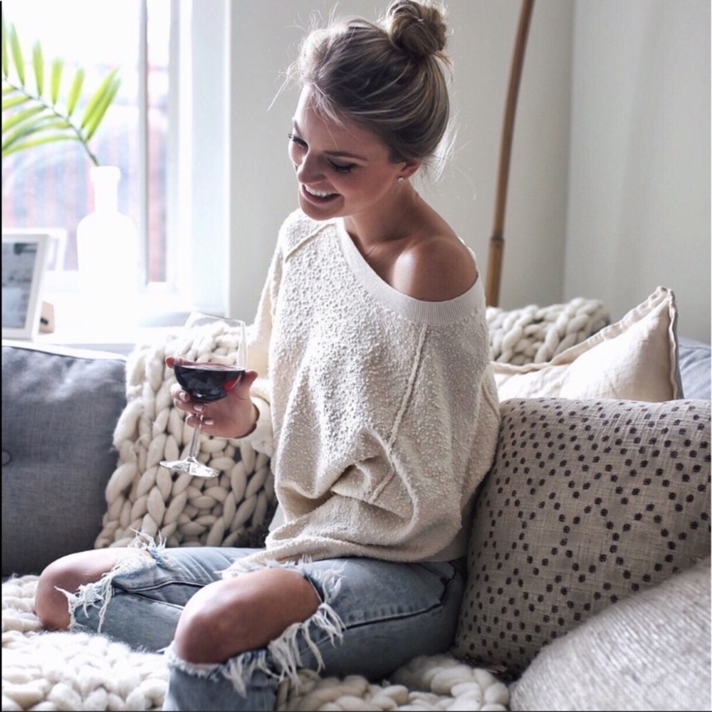 Free people- Found my friend sweater